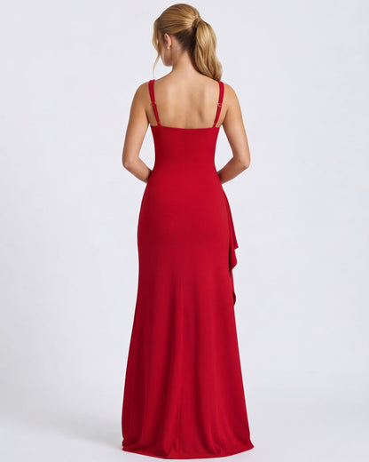 Main Character™ – Maxi Dress (Soft Power & Sculpted Elegance)