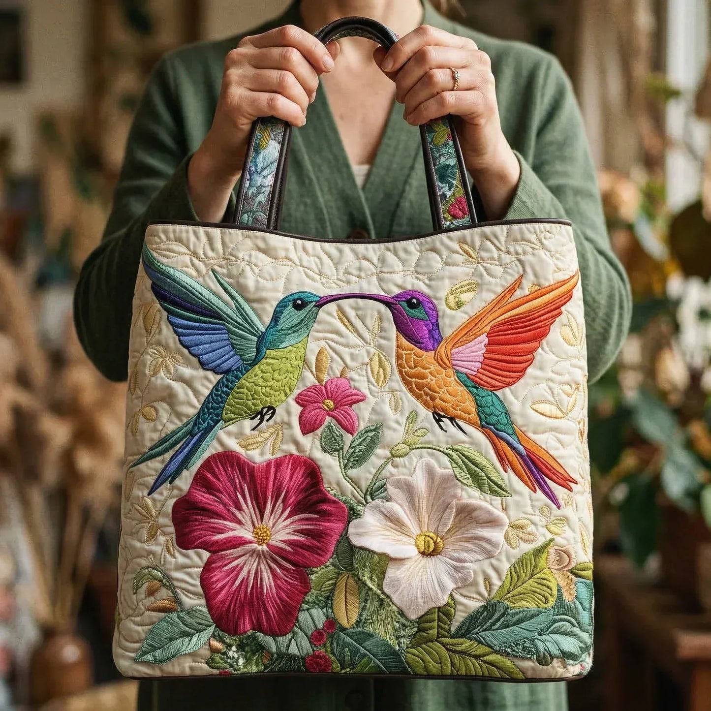 Nadia™ | Handmade soft quilted bag