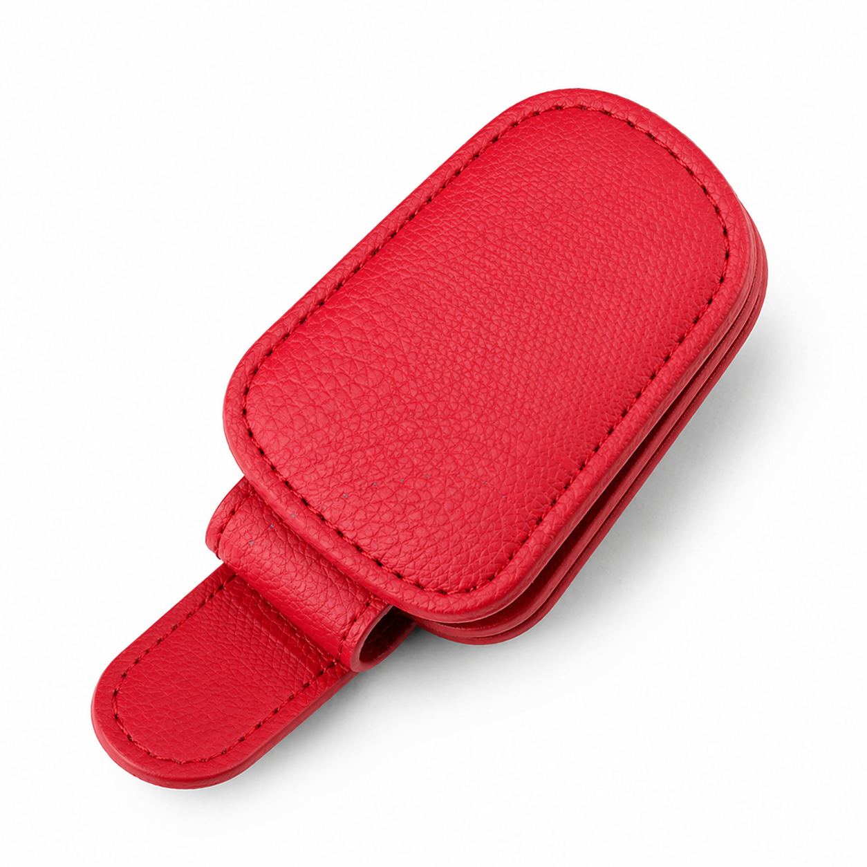 Magnetic Leather Car Sunglass Clip