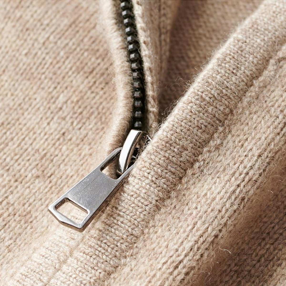 Dominik | Herren Half-Zip Strickpullover Regular Fit — Rippenbündchen mit Layering-Kragen in 6 Farben | Westmere