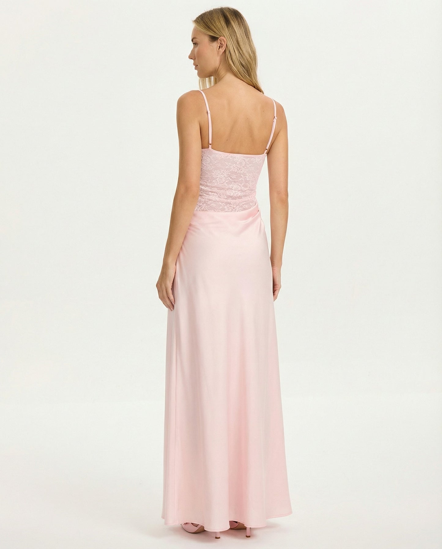 Rose Muse™ – Lace Corset Maxi Dress (Romantic Sculpted Elegance)
