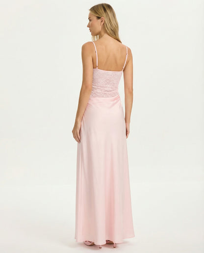 Rose Muse™ – Lace Corset Maxi Dress (Romantic Sculpted Elegance)