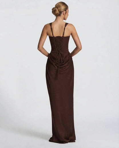 Hourglass™ – Sculpted Maxi Dress (Sleek Structure & Unmissable Shape)