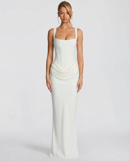 Hourglass™ – Sculpted Maxi Dress (Sleek Structure & Unmissable Shape)