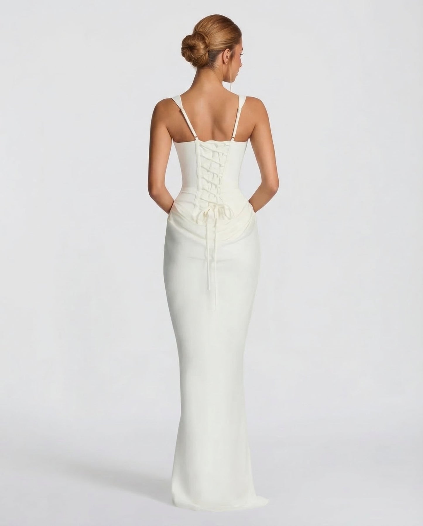Hourglass™ – Sculpted Maxi Dress (Sleek Structure & Unmissable Shape)