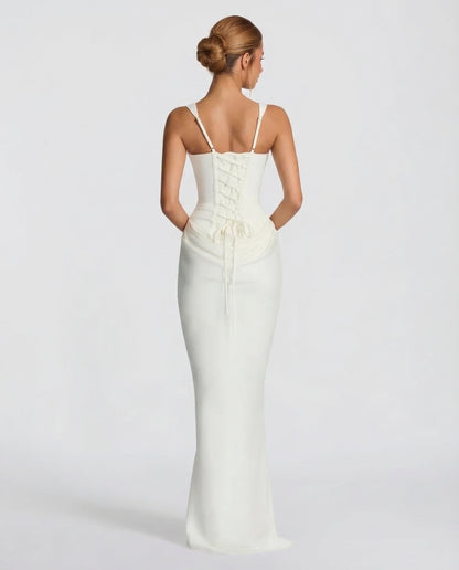Hourglass™ – Sculpted Maxi Dress (Sleek Structure & Unmissable Shape)