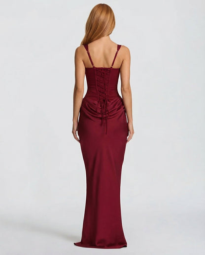 Hourglass™ – Sculpted Maxi Dress (Sleek Structure & Unmissable Shape)