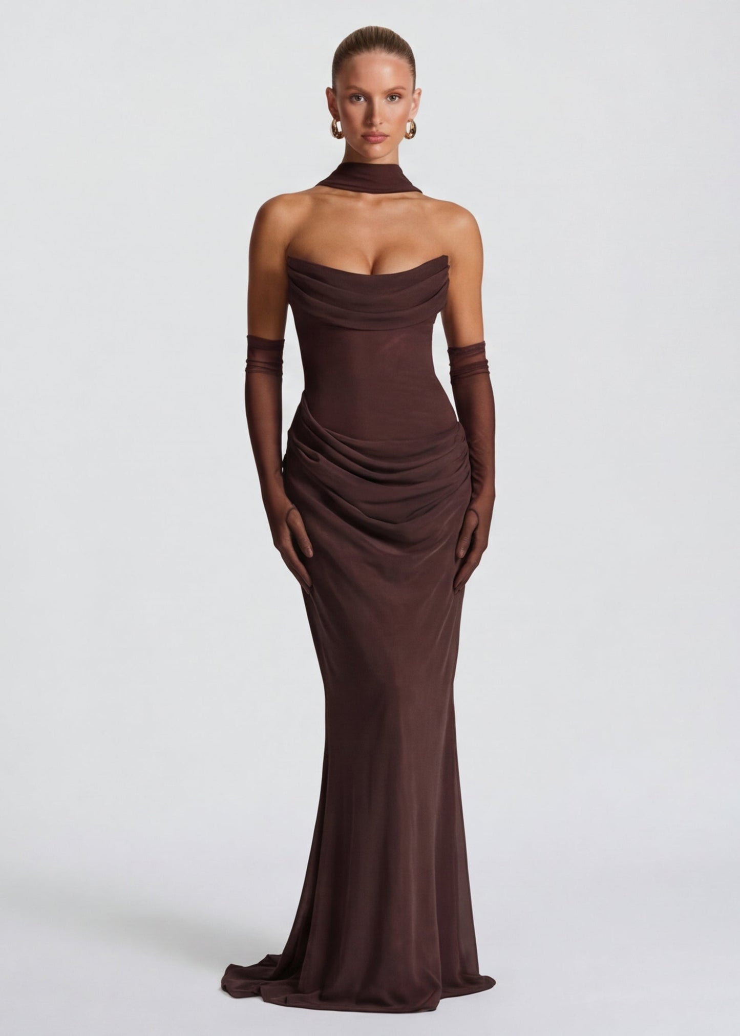 Muse™ – Maxi Dress (Elegant Draped Silhouette & Timeless Glamour)