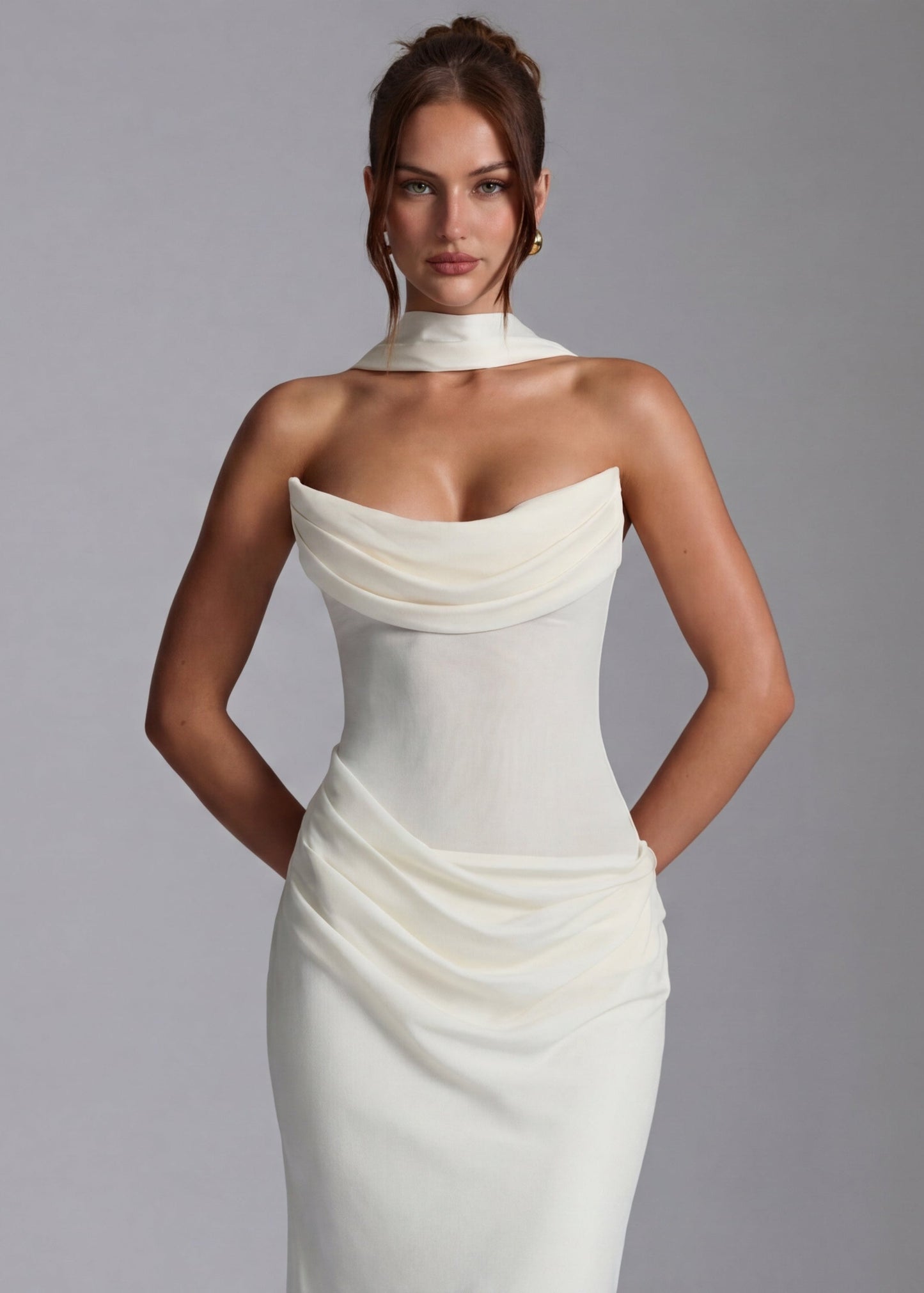 Muse™ – Maxi Dress (Elegant Draped Silhouette & Timeless Glamour)