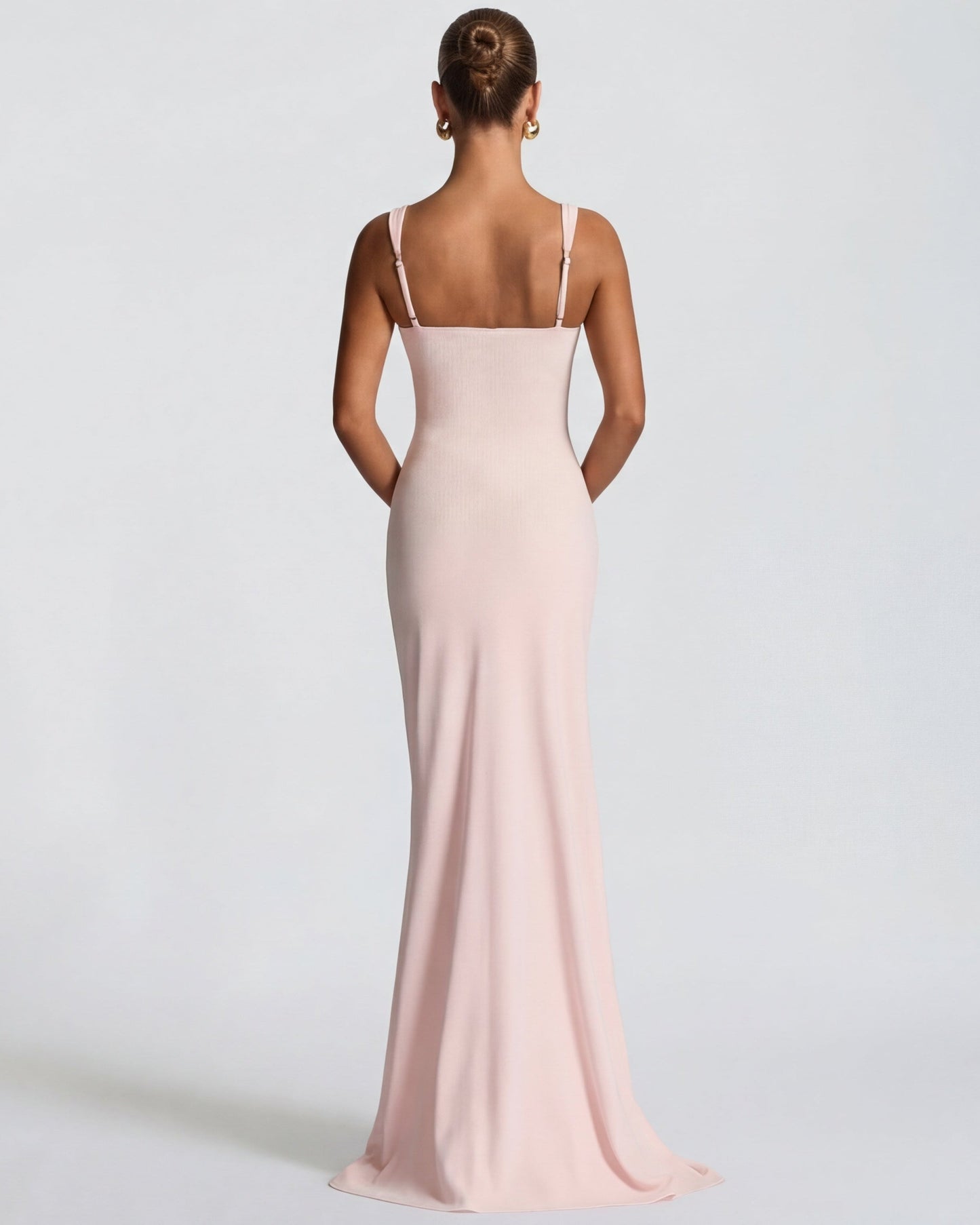 Main Character™ – Maxi Dress (Soft Power & Sculpted Elegance)