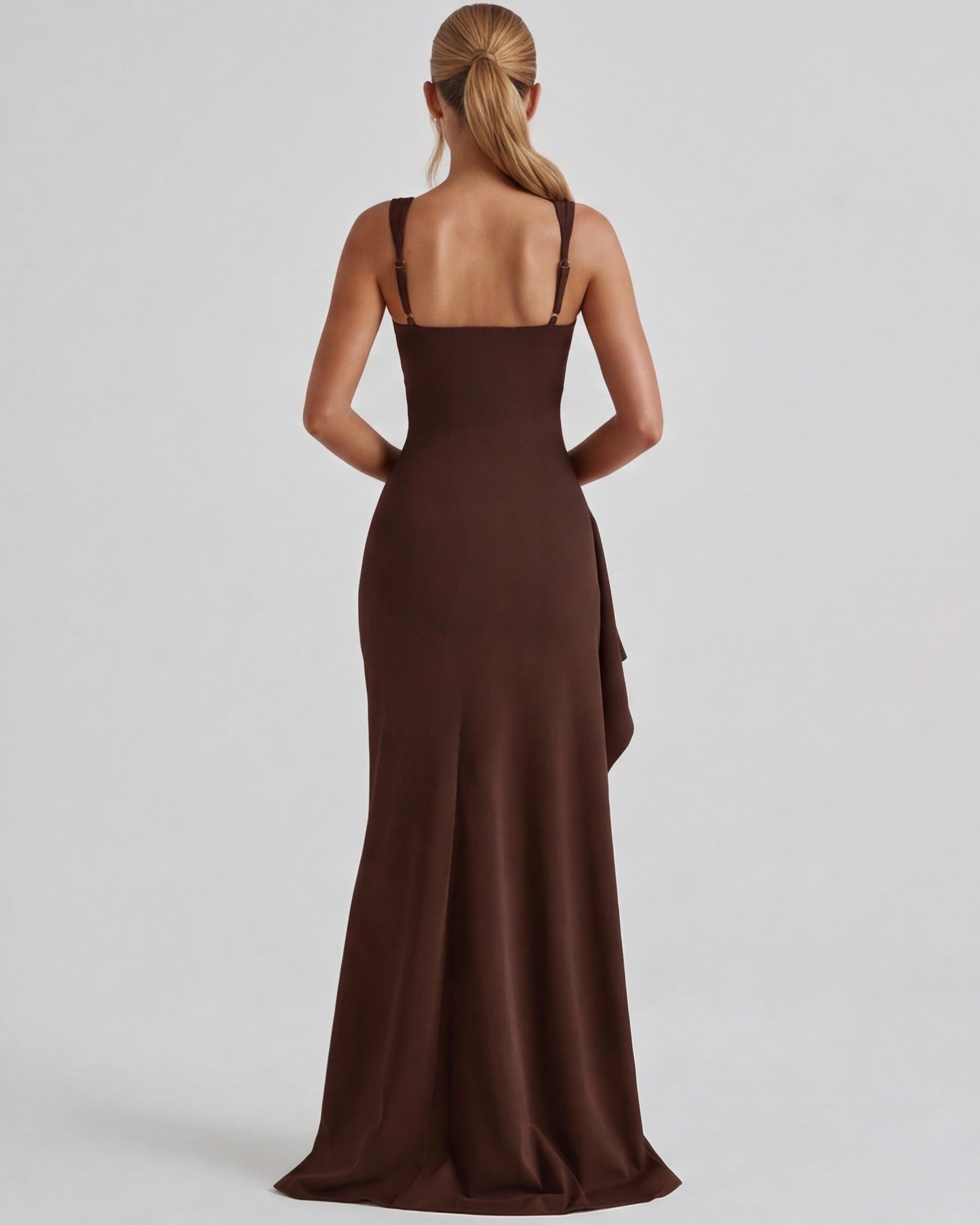 Main Character™ – Maxi Dress (Soft Power & Sculpted Elegance)