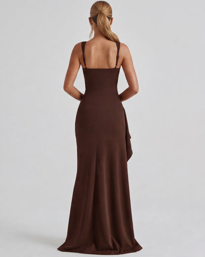 Main Character™ – Maxi Dress (Soft Power & Sculpted Elegance)