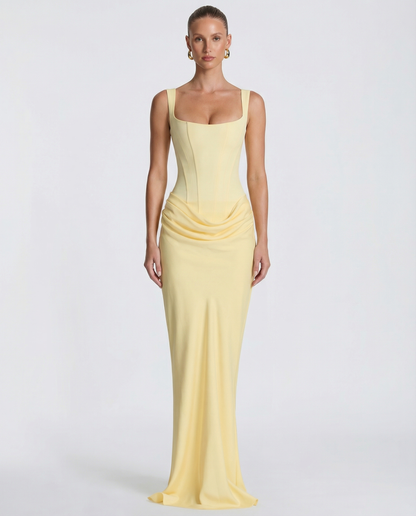 Hourglass™ – Sculpted Maxi Dress (Sleek Structure & Unmissable Shape)