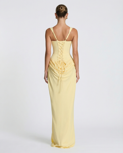 Hourglass™ – Sculpted Maxi Dress (Sleek Structure & Unmissable Shape)
