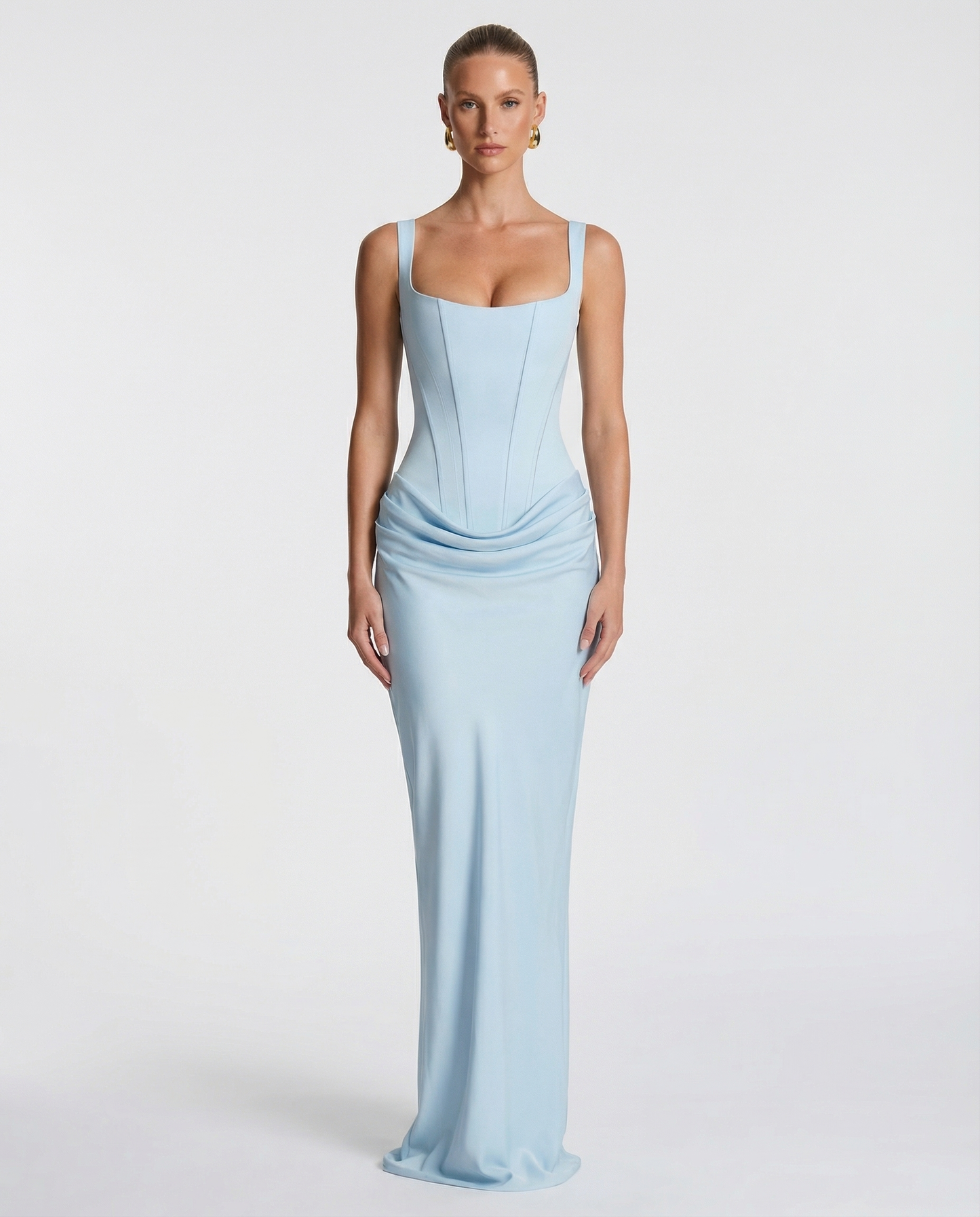 Hourglass™ – Sculpted Maxi Dress (Sleek Structure & Unmissable Shape)