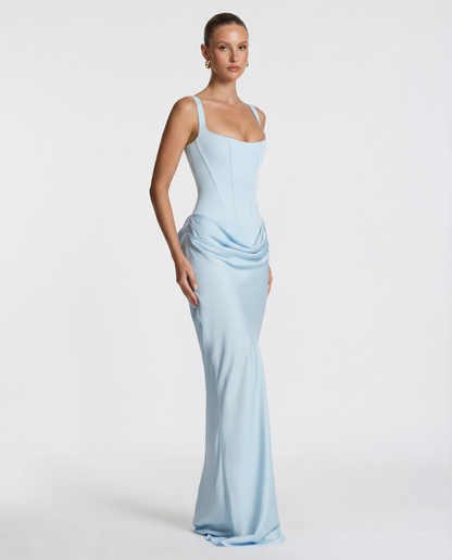 Hourglass™ – Sculpted Maxi Dress (Sleek Structure & Unmissable Shape)