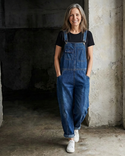 Indie™ | Baggy Bib Denim Overalls