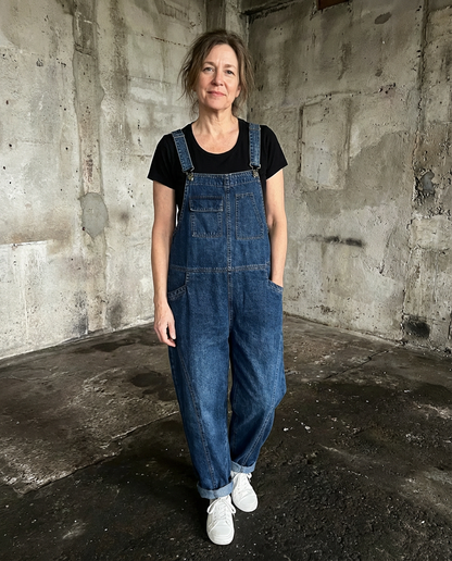 Indie™ | Baggy Bib Denim Overalls