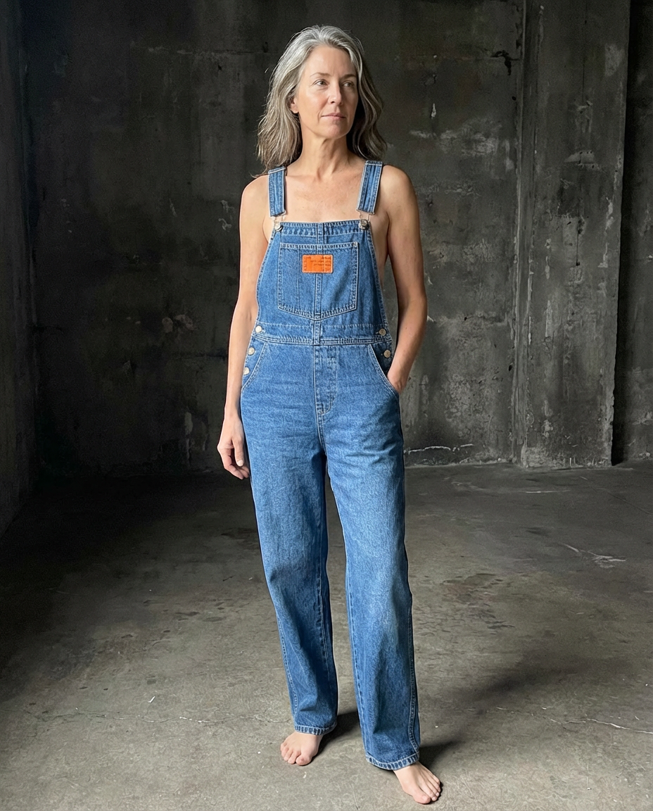 Willow™ | Straight Leg Bib Denim Overalls