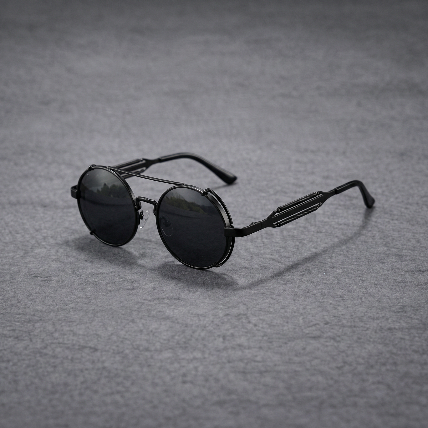 Loonie™ | Polarized Round Metal Sunglasses