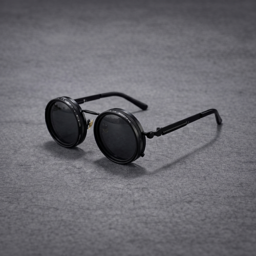 Crimson™ | Adjustable Black Sunglasses