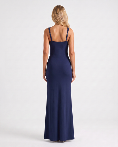 Main Character™ – Maxi Dress (Soft Power & Sculpted Elegance)