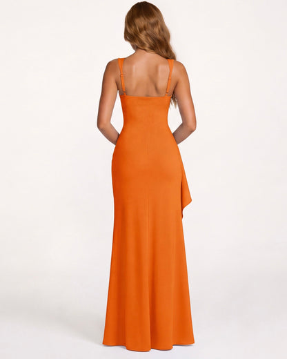 Main Character™ – Maxi Dress (Soft Power & Sculpted Elegance)