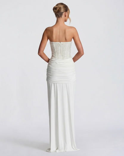 Midnight Aura Gown™ – Sculpted Corset & Statement Elegance