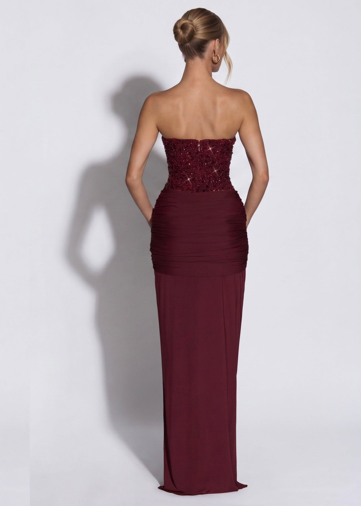 Midnight Aura Gown™ – Sculpted Corset & Statement Elegance