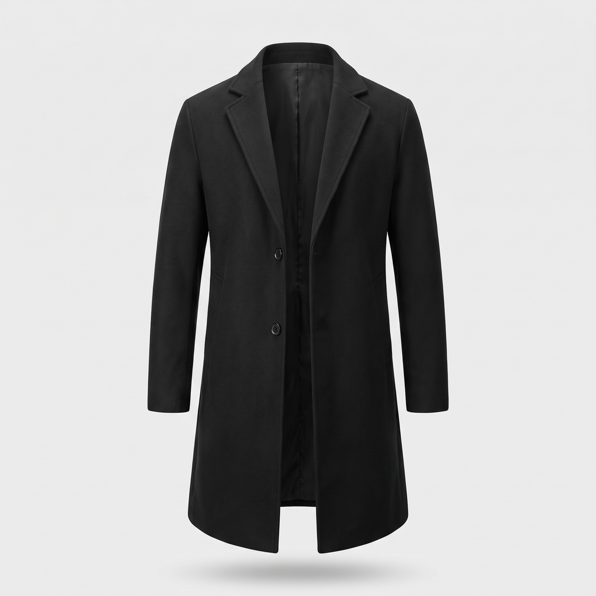 Kuno | Mens Coat with Lapel Collar and Straight Cut — Timeless Winter Coat in 5 Colors M–3XL | Westmere