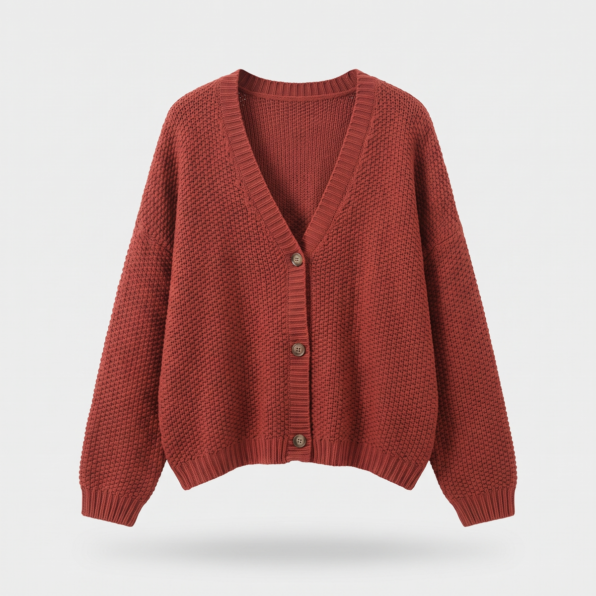 Talveth | Women's Oversized Chunky Knit Cardigan — V-Neck Button-Front Layer in 8 Colors | Westmere