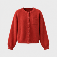 Women's Relaxed Oversized Cardigan, Draped Fit | Functional Pockets, Timeless Layer | 7 Colorways | S–3XL