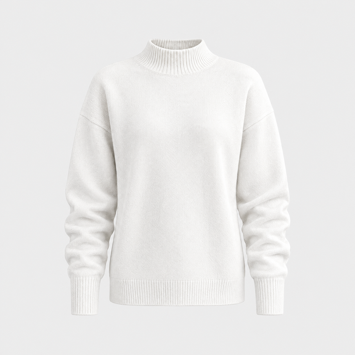 Cassia | Women's Mock Neck Pullover Sweater — Soft Knit Everyday Layer in 10 Colors | Westmere