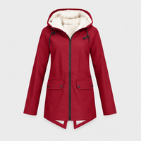 Women's Windproof & Waterproof Rain Jacket | Adjustable Hood, Zip Front, Practical Pockets | 8 Colorways | S–3XL