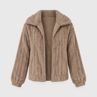 Women's Fluffy Cardigan, Oversized Collar | Ultra-Soft Layer, Easy Everyday Cover-Up | 5 Colorways | S–5XL