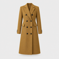 Women's Warm Overcoat, Tailored Everyday Cut | Streamlined Silhouette, Functional Pockets | 5 Colorways | S–5XL