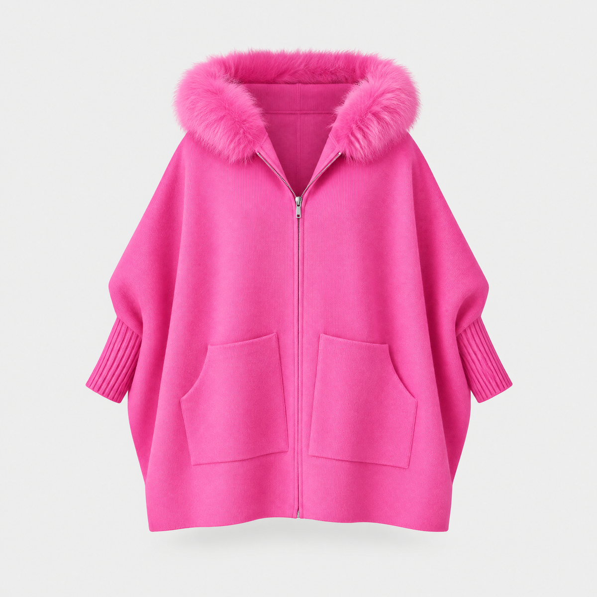 Women's Casual Hooded Coat, Relaxed Draped Silhouette | Cozy Hood, Easy Layering Layer | 7 Colorways | S–5XL