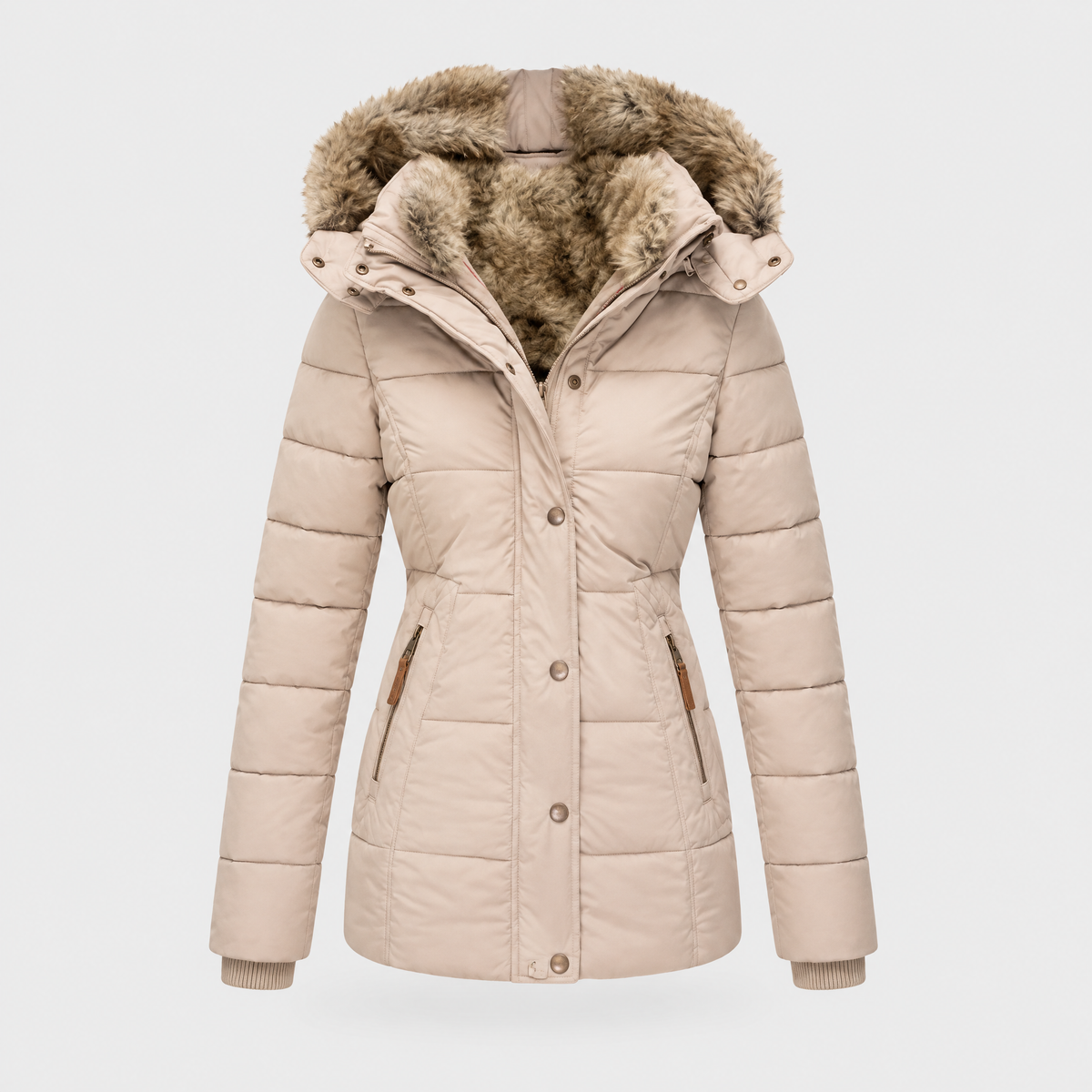Fitted Down Puffer Jacket for Women – Warm & Stylish Winter Coat