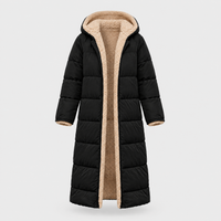 Quilted Fleece Lined Full-Length Puffer Coat for Women – Warmth And Cozy Comfort