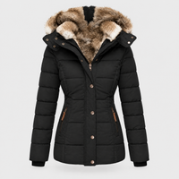 Hooded Puffer Jacket for Women – Stylish & Insulating