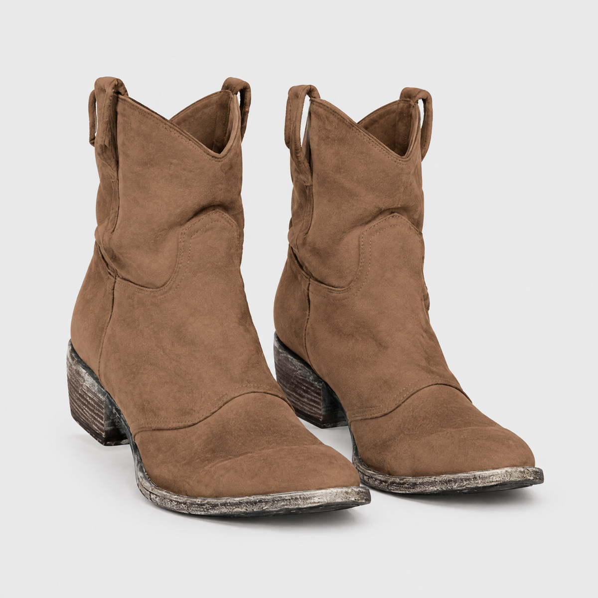 Zoe - Western Ankle Boots