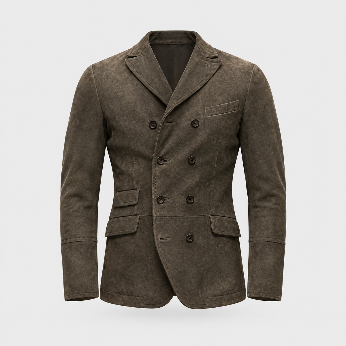 Men's Suede-Blend Blazer, Vintage-Cut | Turn-Down Collar, Single-Breasted, Multi-Pocket | 5 Colorways | S–XXL