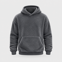 Men's Fleece Hoodie with Kangaroo Pocket | Relaxed Hood, Ribbed Cuffs & Hem | 5 Colorways + Bundle | S–XXL