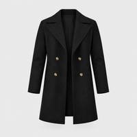 Men's Insulated Wool Blend Coat, HeatLock Lining | Lapel Collar, Button Front & Side Pockets | 4 Colorways | S–XXL