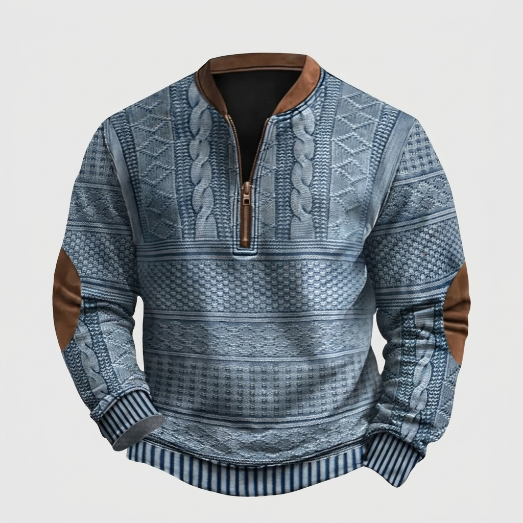 Sven | Mens Classic Winter Jacket with Shearling Lining — Zip Front in 6 Colors M–5XL | Westmere
