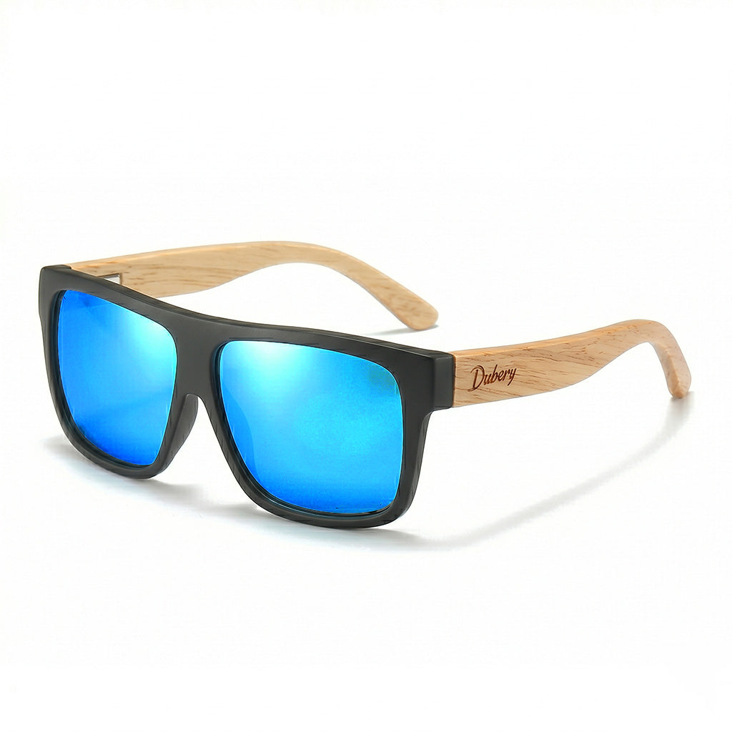 RetroWood™ | Vintage Wood-Grain Polarized Sunglasses