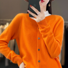 Women's Buttoned Cardigan, Relaxed Silhouette | Elegant Button Details, Everyday Layer | 14 Colorways | S–2XL