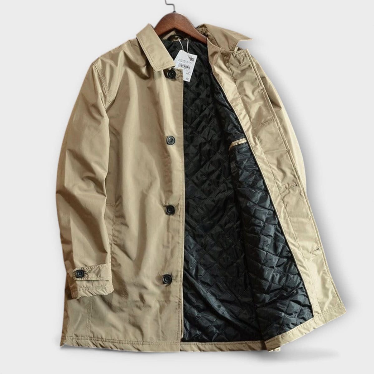 Neil Mens Winter Coat, Windproof and Water-Resistant