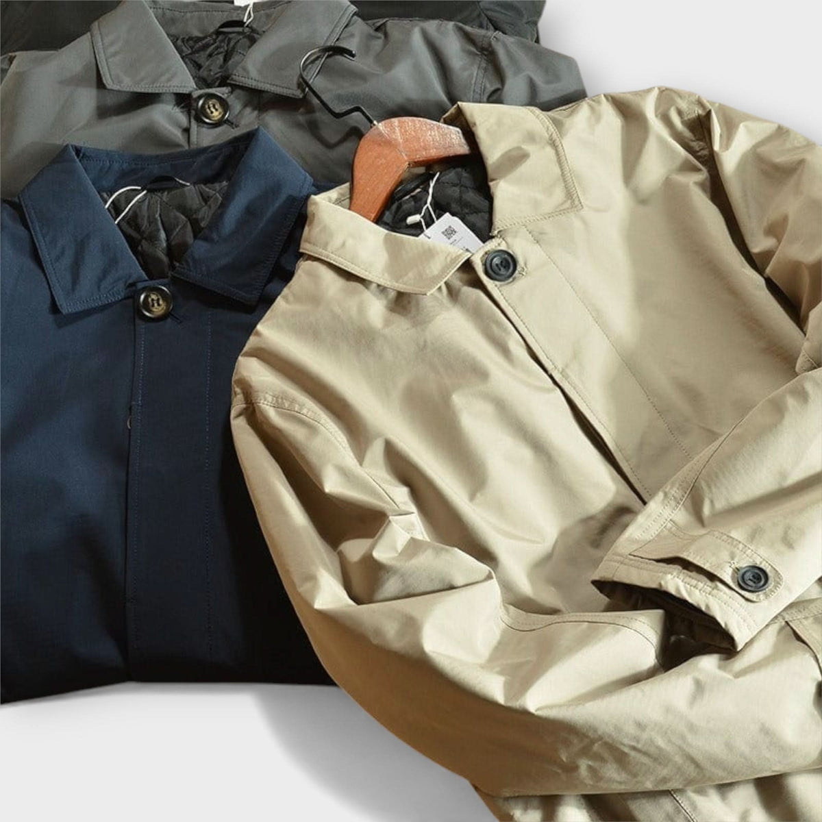 Neil Mens Winter Coat, Windproof and Water-Resistant