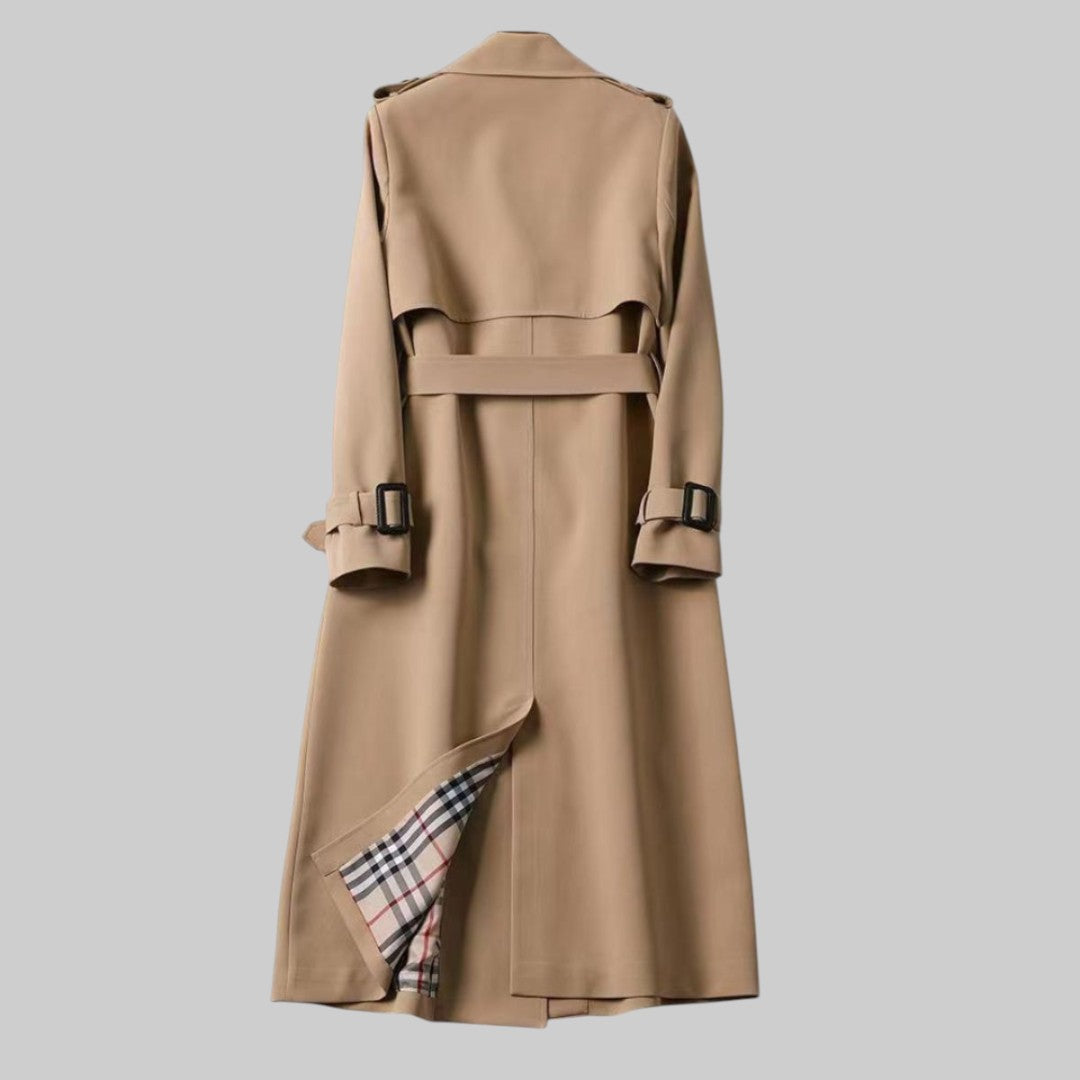Women's Classic Trench Coat, Tailored Fit | Refined Details, Transitional-Weather Layer | 5 Colorways | XS–3XL